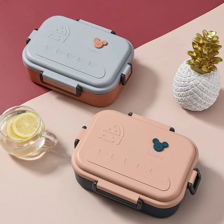 3 Compartment Insulated Lunch Box Stainless Steel Tiffin Box