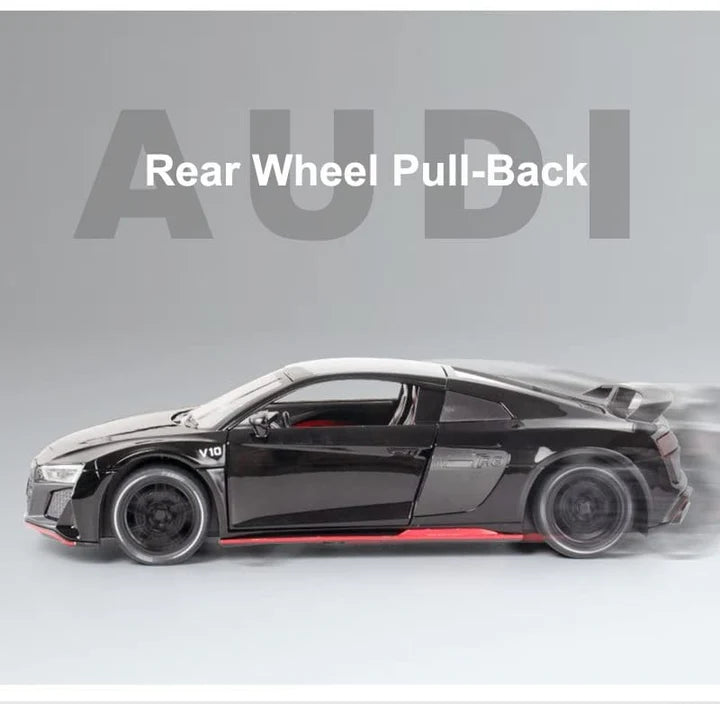 Audi R8 V10 Scale Model Diecast Metalcar - All Size