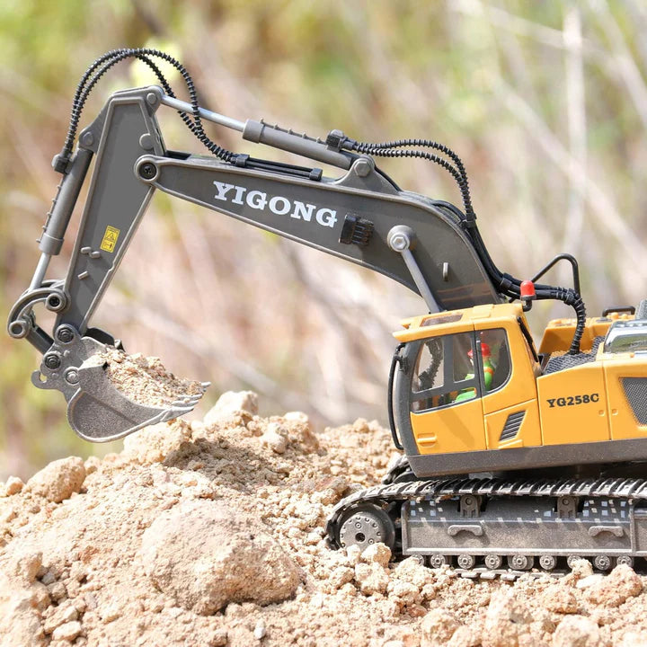 EXCAVATOR TOYS FOR BOYS 3-5 YEAR OLD REMOTE CONTROL DIGGER CONSTRUCTION TOYS RC VEHICLES TRACTOR SANDBOX TRUCK FOR BOYS 5-7 YEAR OLD