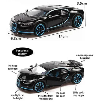 Bugatti Chiiron Scale Model Diecast Metalcar - All Size