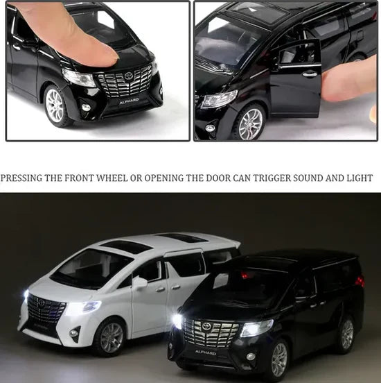 Toyota Alphard Scale Model Diecast Metalcar - All Size