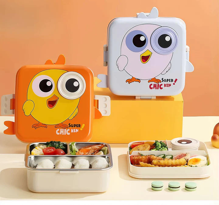 Cute Elephant Eye Steel Lunch Box