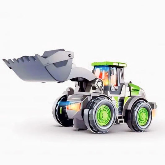 SIMULATION ELECTRIC SOUND AND LIGHT UNIVERSAL EXCAVATOR BULLDOZER ENGINEERING CAR LIGHTING MUSIC CHILDREN'S TOYS BIRTHDAY GIFT PACK OF 1