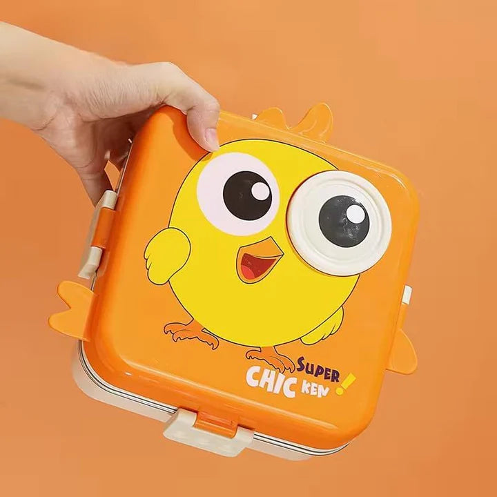 Cute Elephant Eye Steel Lunch Box