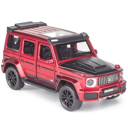 BRABUS 700 1:32 DIECAST METAL PULLBACK TOY CAR WITH OPENABLE DOORS & LIGHT, MUSIC BOYS CAR FOR KIDS BEST TOYS GIFTS TOYS FOR KIDS [SIZE:-15.5CM*6.5CM*6.5CM]【 MULTICOLOR 】