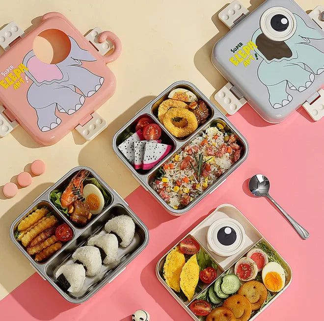 Elephant Eye - Spill Free Steel Lunch Box