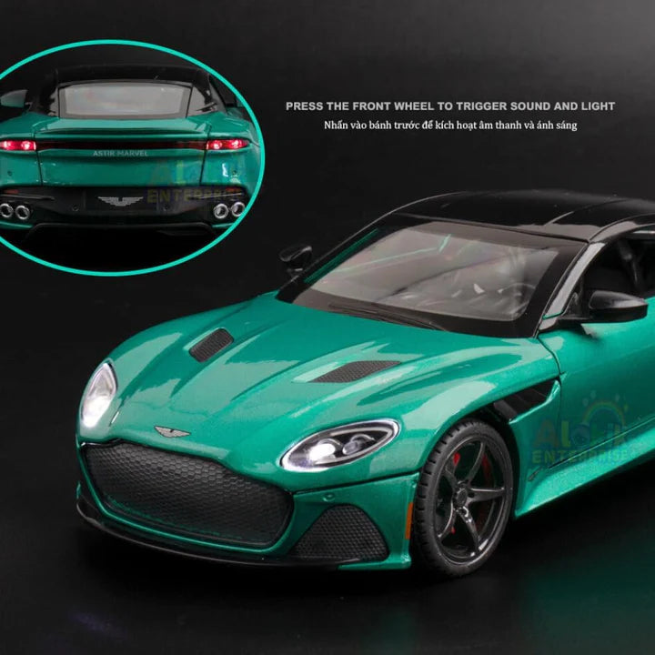 Aston Martin Gt Scale Model Diecast Metalcar - All Size