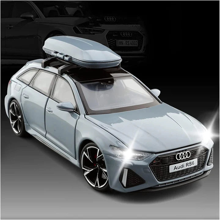 Audi Rs6 Scale Model Diecast Metalcar - All Size