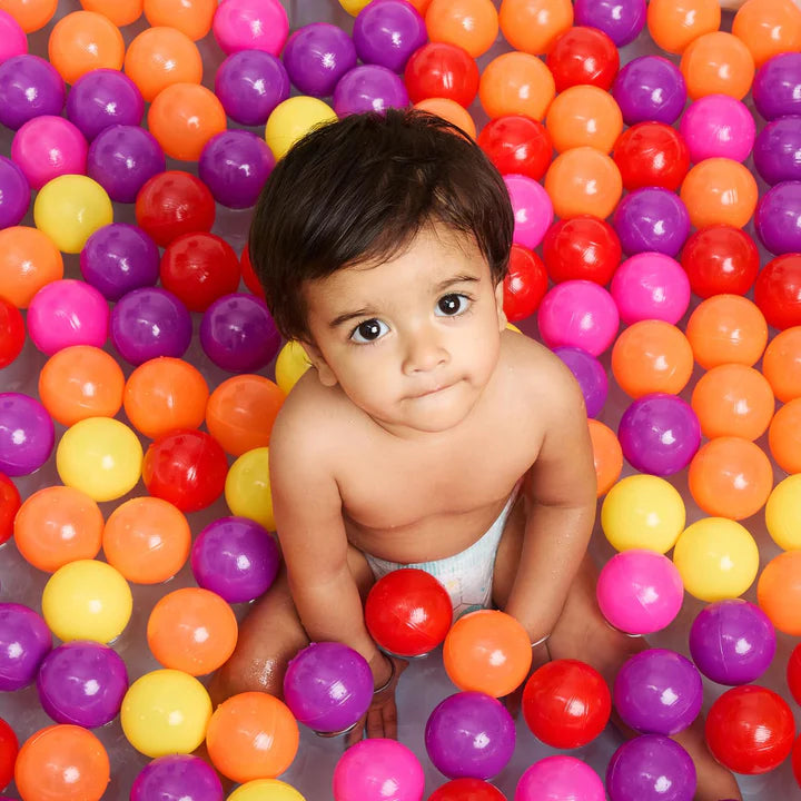 Pool Ball 6 Cm Colorful Small Plastic Balls Safe Soft Ball For Baby Playing Items Indoor Easy To Grasp | Bpa-Free, Non-Toxic Ball