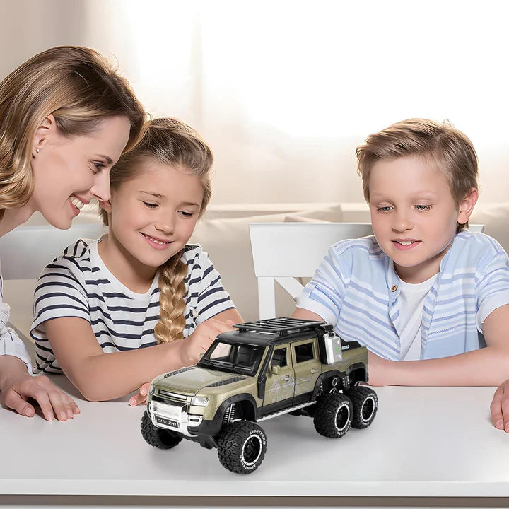Land Rover Defender Guard 6x6 Scale Model Diecast Metalcar - All Size
