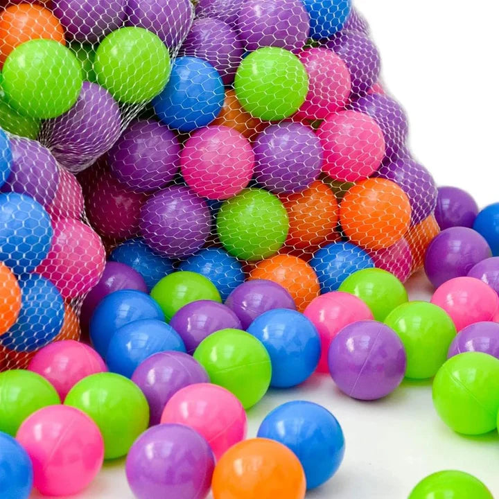 Pool Ball 6 Cm Colorful Small Plastic Balls Safe Soft Ball For Baby Playing Items Indoor Easy To Grasp | Bpa-Free, Non-Toxic Ball