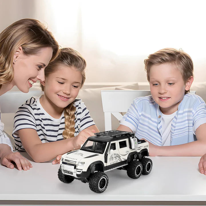 Land Rover Defender Guard 6x6 Scale Model Diecast Metalcar - All Size