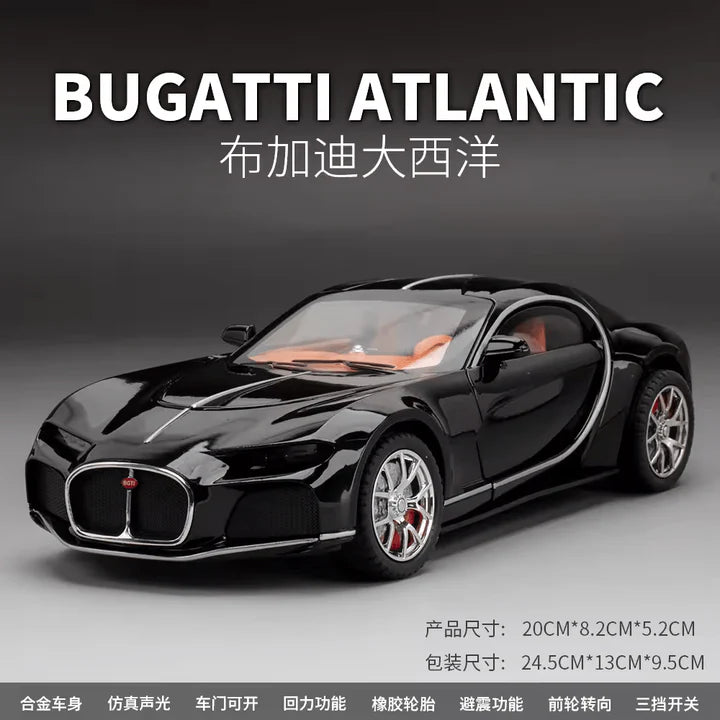 Bugatti Atlantic Concept diecast scale model collectible car - Big Size