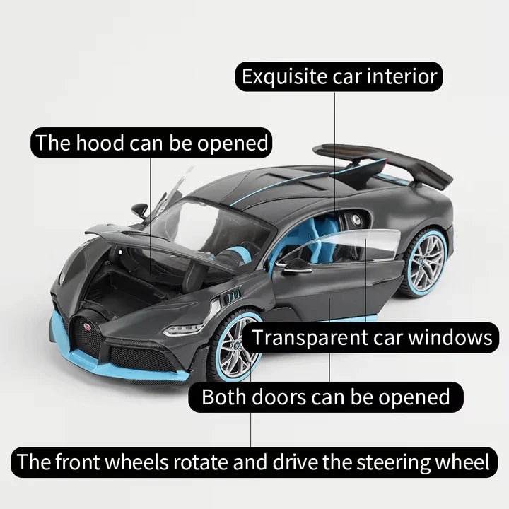 Bugatti Divo Scale Model Diecast Metalcar - All Size