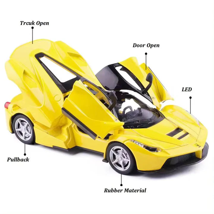 Ferrari Laferrari Scale Model Diecast Metalcar - All Size