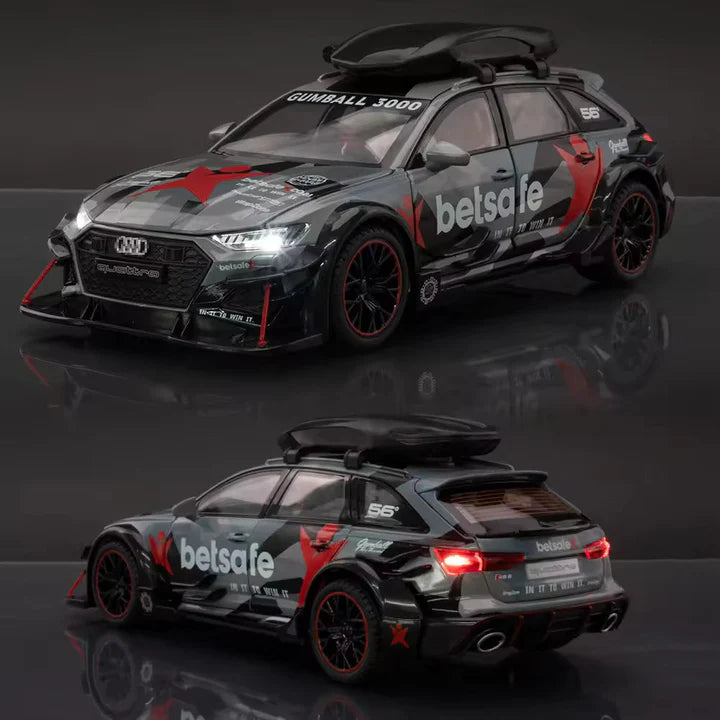 Audi Rs6 Militery Scale Model Diecast Metalcar - All Size