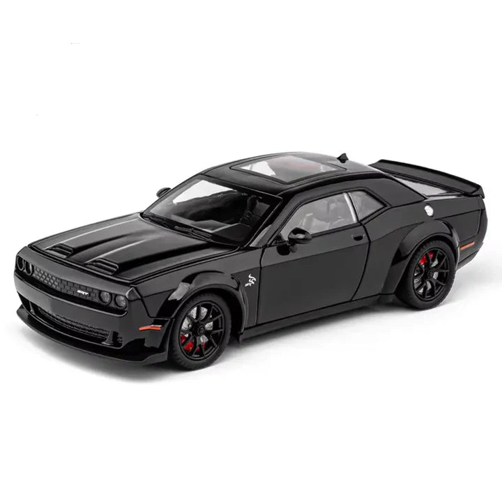 Dodge Challenger Hellcat Scale Model Diecast Metal Car - All Size