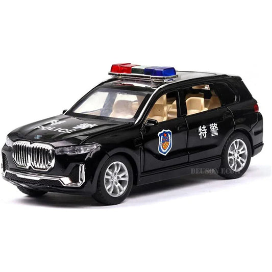 Bmw Police Scale Model Diecast Metalcar - All Size