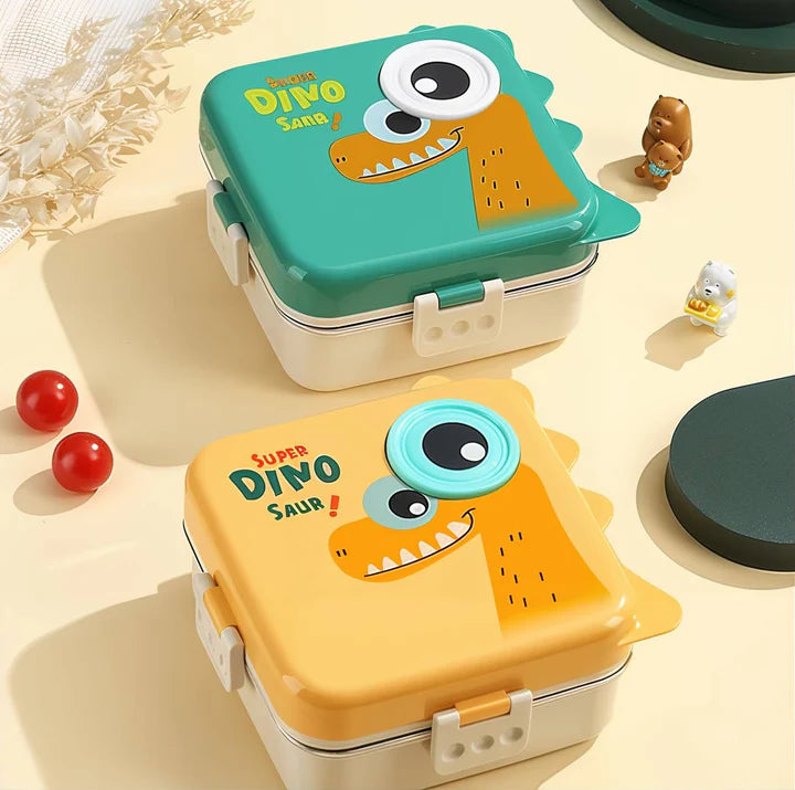 Cute Elephant Eye Steel Lunch Box