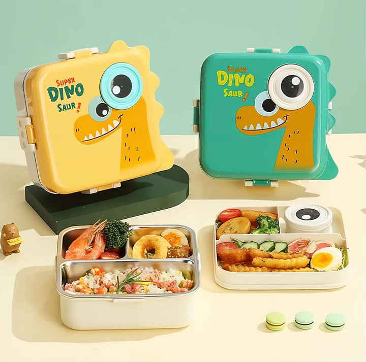 Cute Elephant Eye Steel Lunch Box